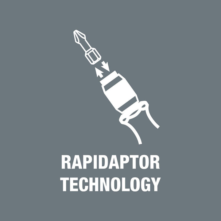 Wera 7432 Kraftform ESD einstellbare Drehmomentschraubendreher mit Rapidaptor Schnellwechselfutter,
