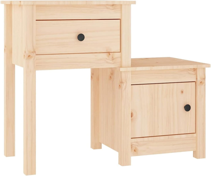 Tidyard Nachttisch mit Schublade und 1 Fach Nachtschrank Nachtkonsole Nachtkommode Schlafzimmer Schr