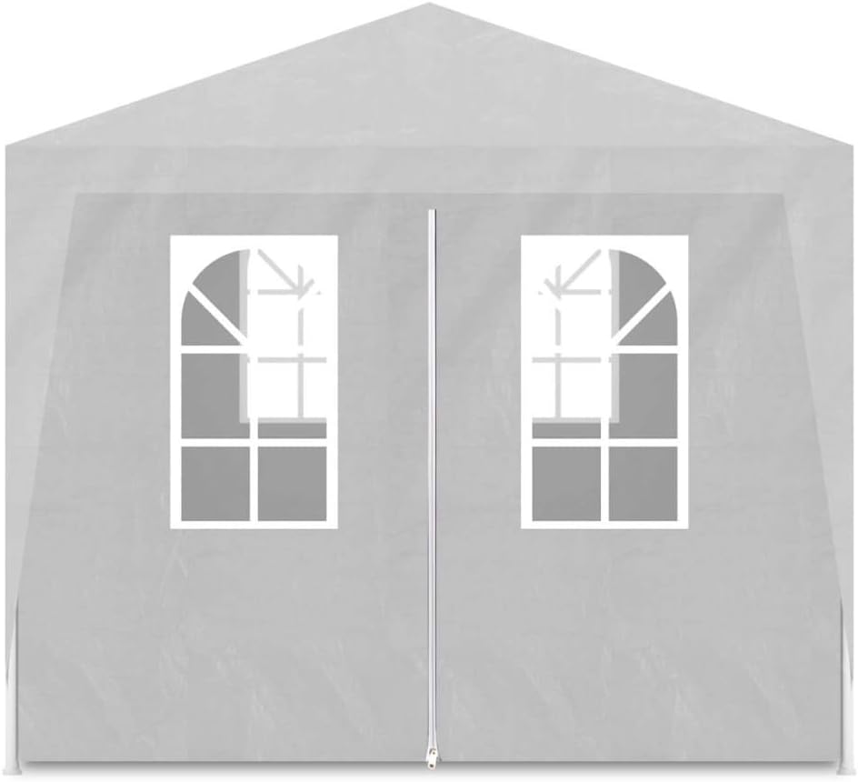 yorten Gartenpavillon Faltpavillon Partyzelt mit 6 Wände Wasser- und Wetterfest 6 x 3 x 2,55 m (L x