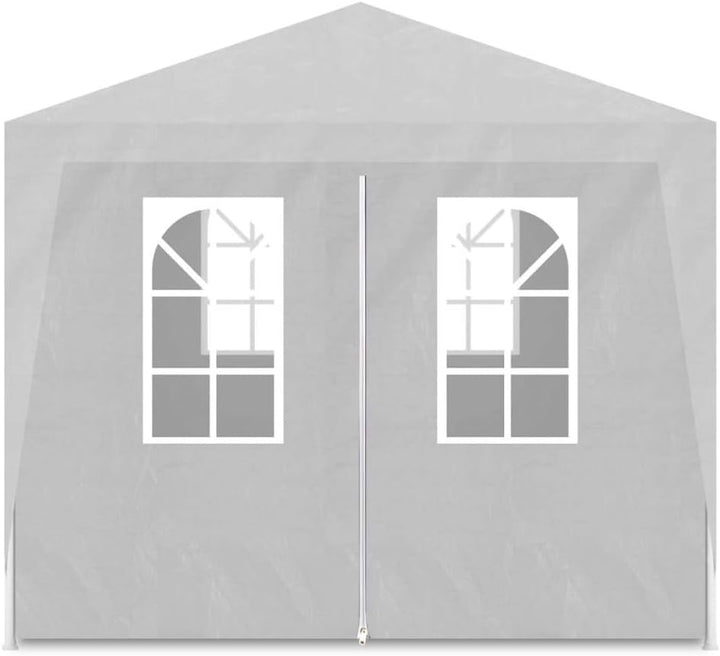 yorten Gartenpavillon Faltpavillon Partyzelt mit 6 Wände Wasser- und Wetterfest 6 x 3 x 2,55 m (L x