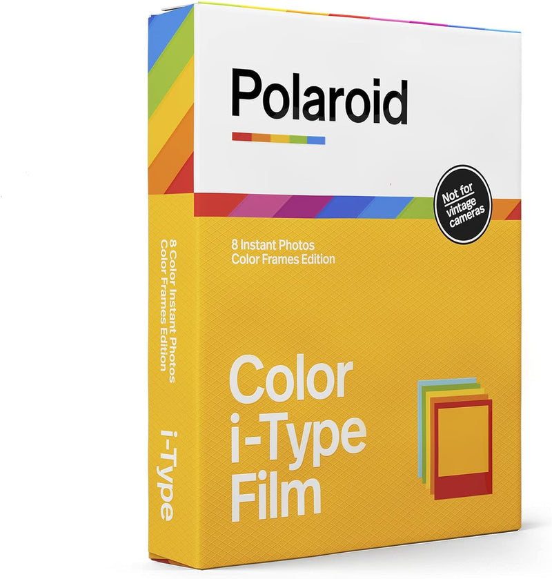 Polaroid Color Film für i-Type - Color Frame - 6214 & Polaroid B&W Film für i-Type - 6001 Bundle mit