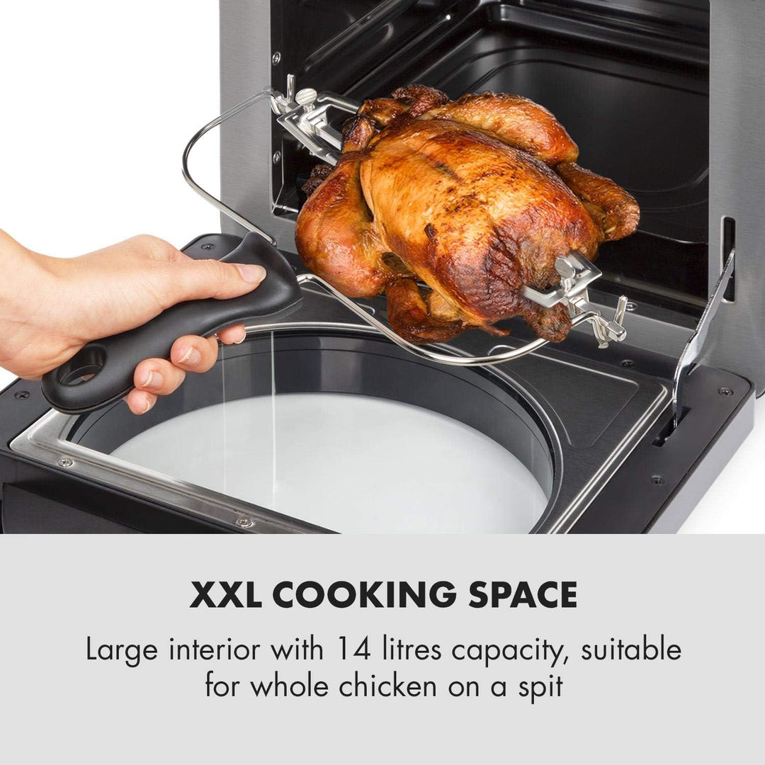 Klarstein AeroVital easy touch Heissluftfritteuse - 1700 W Heissluftfriteuse, Airfryer mit XXL-Volum