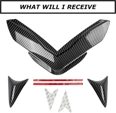 PSLER® Motorrad-Frontverkleidung Nasenabdeckung für Kawasaki Z900 2017-2019 (Kohlenstoff), Kohlensto