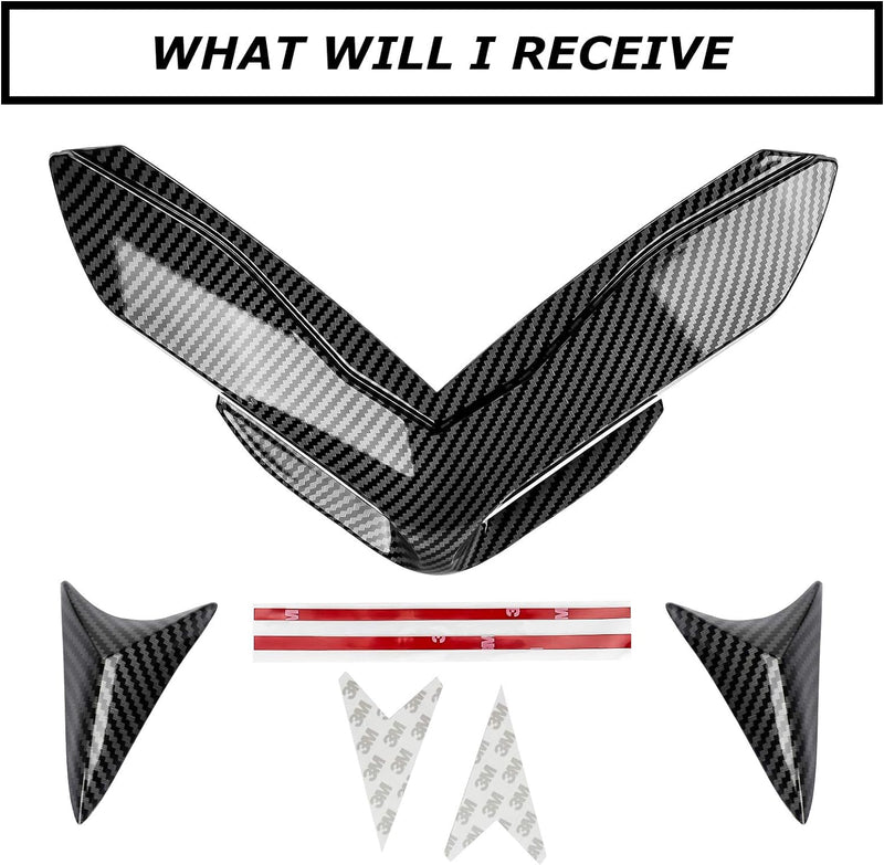 PSLER® Motorrad-Frontverkleidung Nasenabdeckung für Kawasaki Z900 2017-2019 (Kohlenstoff), Kohlensto