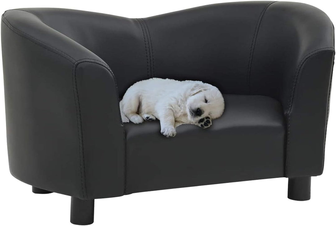 Tidyard Hundesofa Hundecouch Hundebett Haustiersofa Hundematte Hundesessel & -Sofas Sofa Schwarz 67x