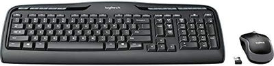 Logitech MK330 Kabelloses Tastatur-Maus-Set, 2.4 GHz Verbindung via Unifying USB-Empfänger, 4 progra