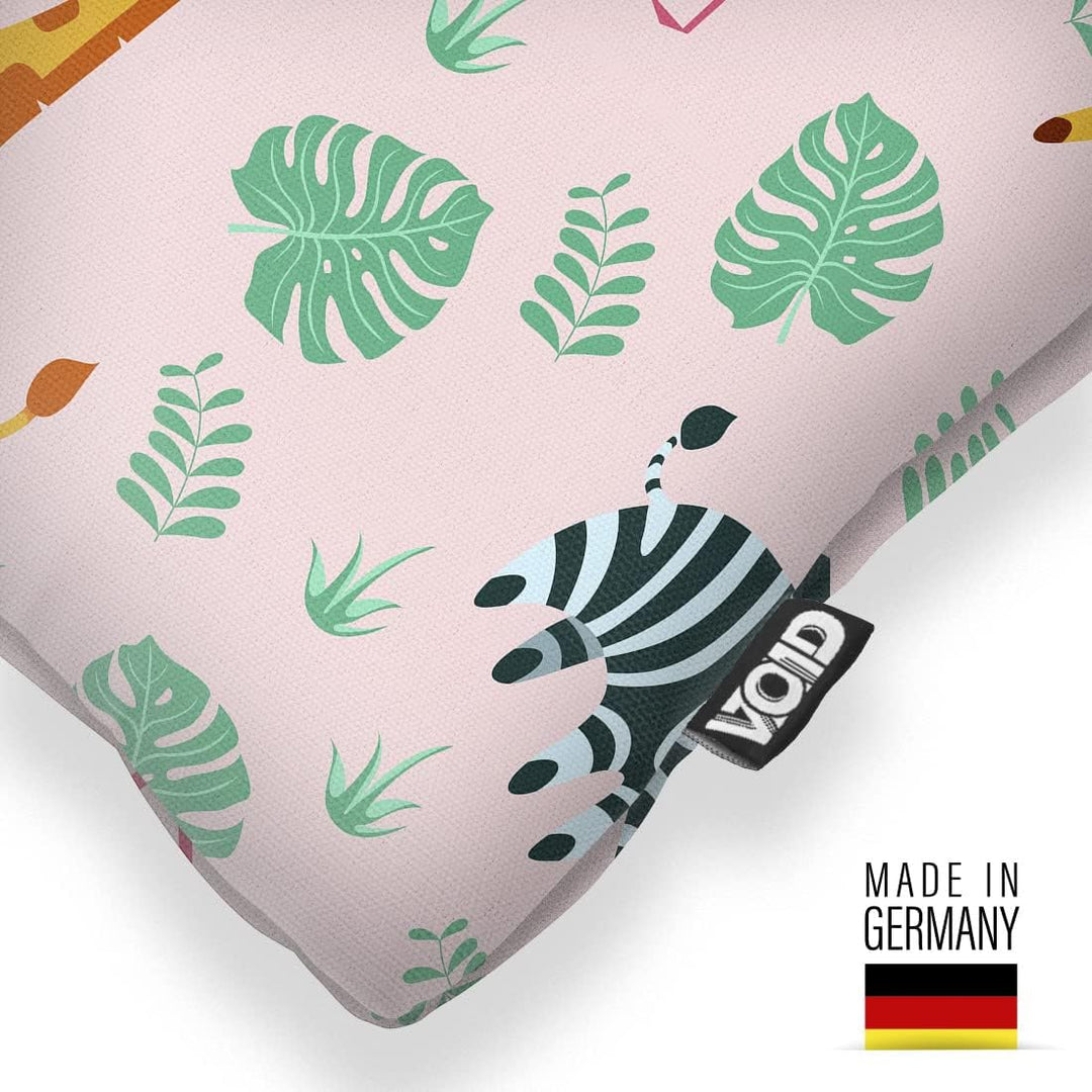 VOID Afrika Tiere Palmen Kissenbezug Kissenhülle Sofakissen Kissen Deko Outdoor-Kissen Dekokissen, K
