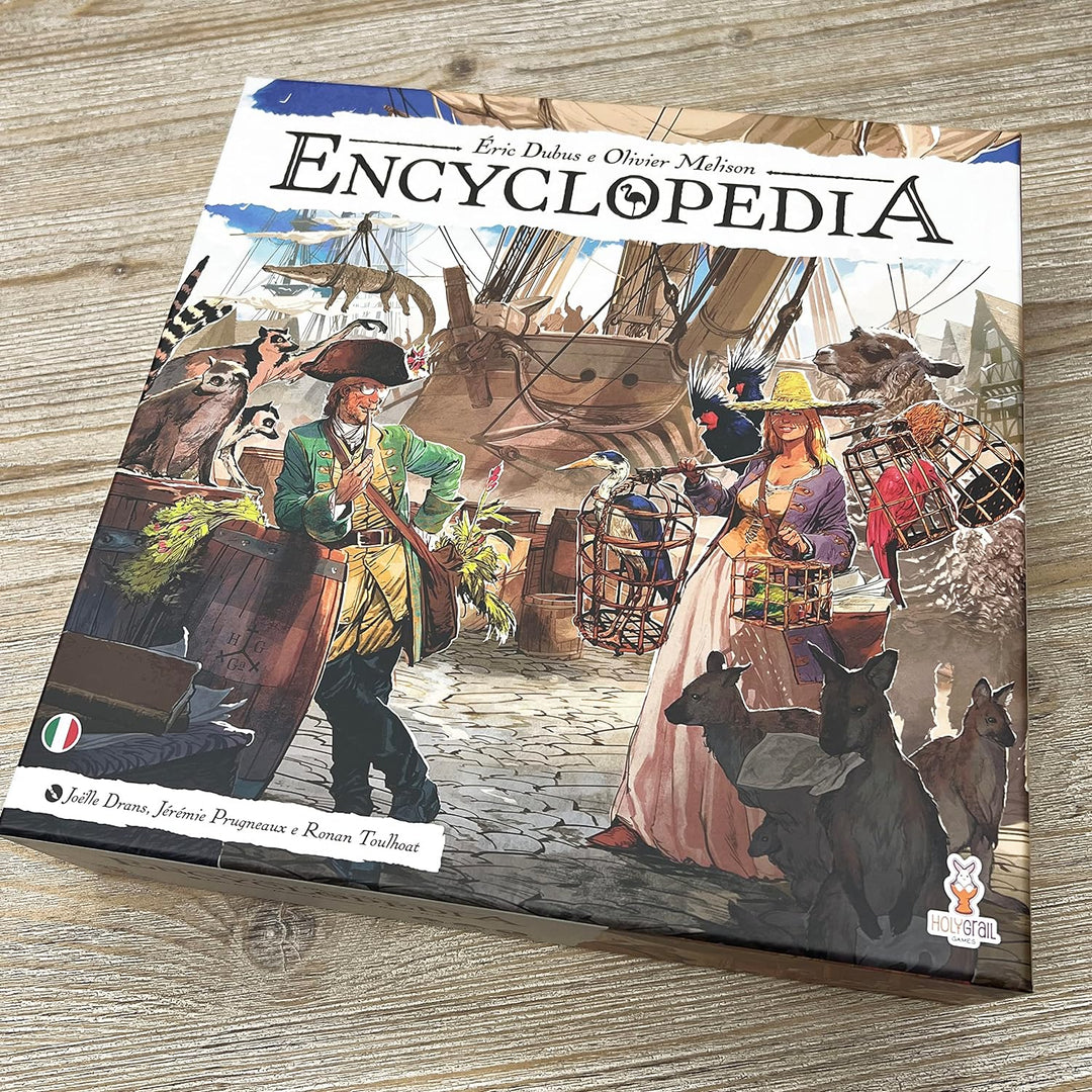 Asmodee 8212 Encyclopedia-Brettspiel, 2-4 Spieler, 14+ Jahre, Ausgabe auf Italienisch