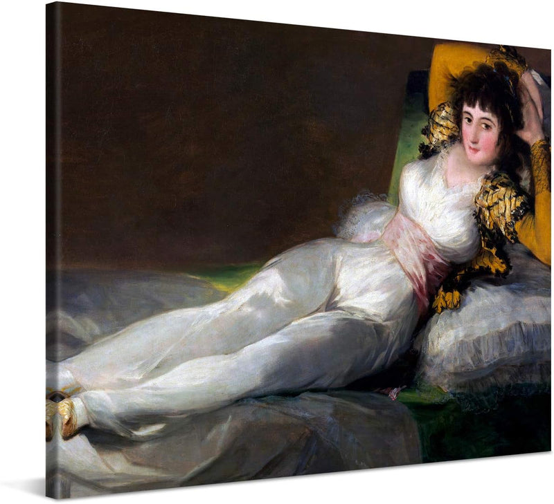 PICANOVA – Francisco Goya – The Clothed Maja 100x75cm – Bild auf Leinwand – Premium Kunstdruck Auf 2