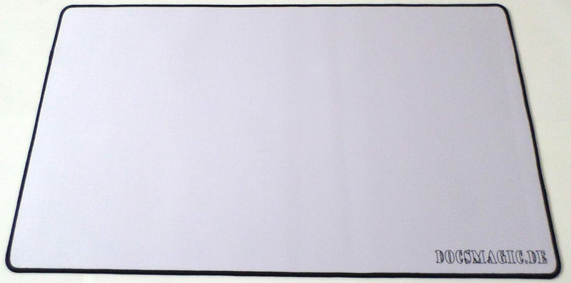 docsmagic.de 5 x Premium Playmat + Tube Big Transparent White - 60 x 34 cm - Spielmatte + Transportr