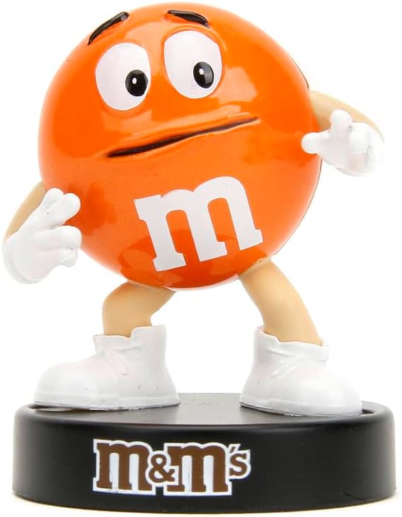 Jada Toys M&Ms Orange 2007 Jeep Wrangler 1:24 Fahrzeug und M&M Sammelfigur