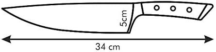 Tescoma Kochmesser Azza Schwarz Edelstahl Azza