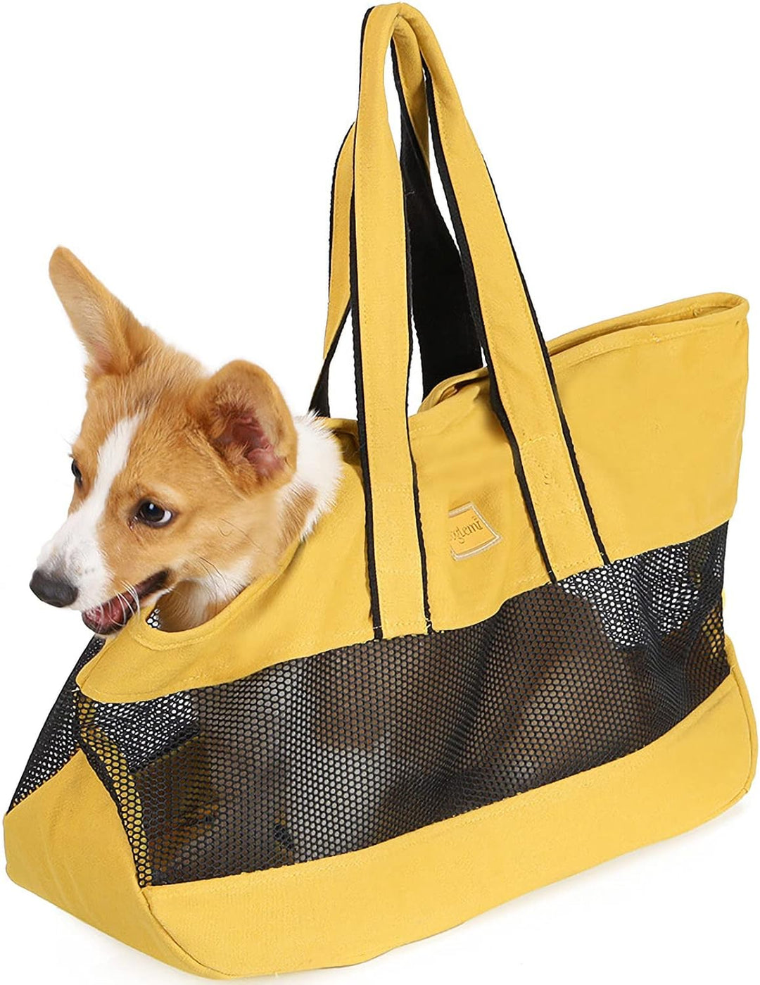 PETCUTE Haustier Handtasche,Atmungsaktiv Hundetragetasche Handtasche mit Sicherheitsleine,Faltbare R