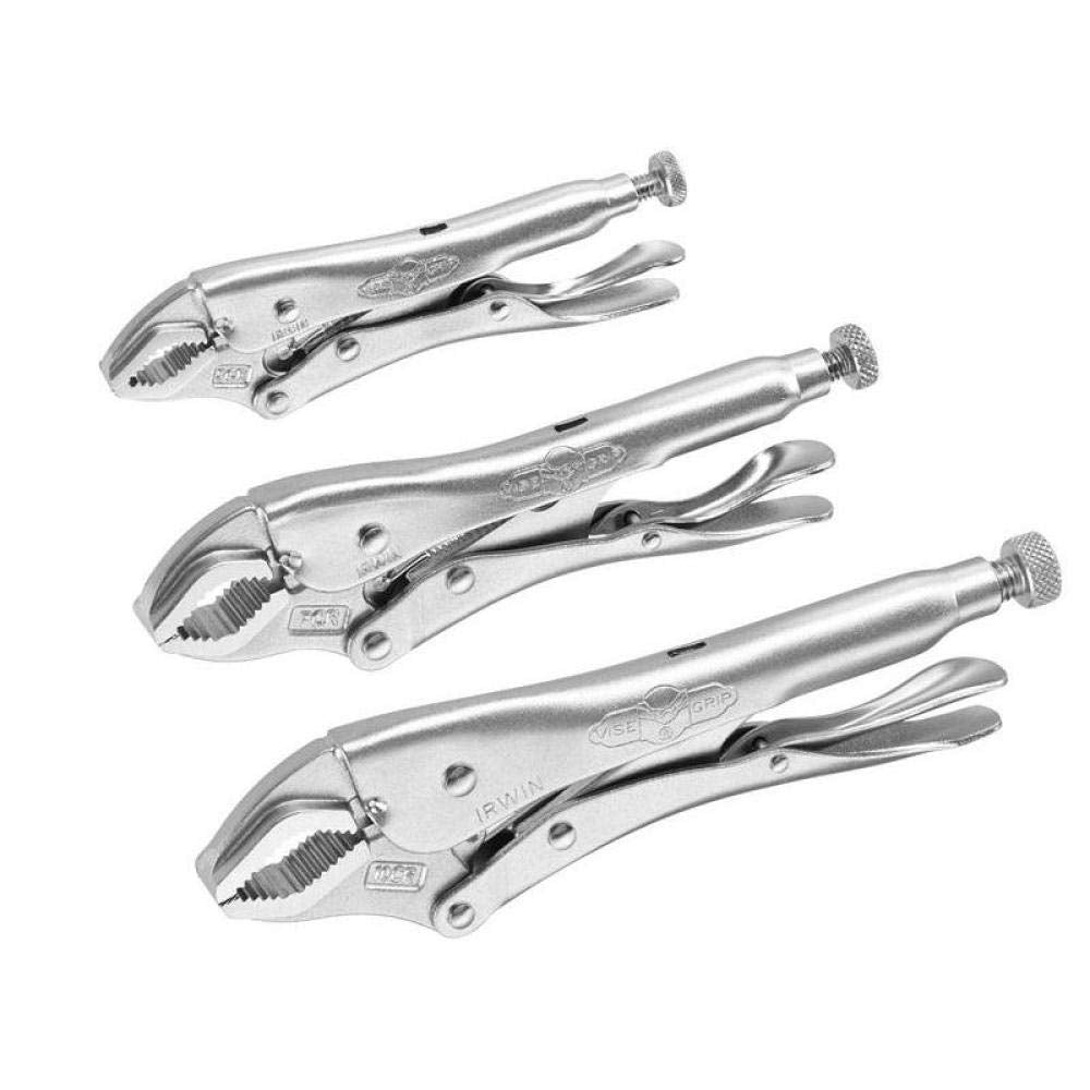 Irwin Vise Grip Gripzange-Satz 5/7/10CR 3-teilig, 10508020 Grau 5.0 mm, Grau 5.0 mm