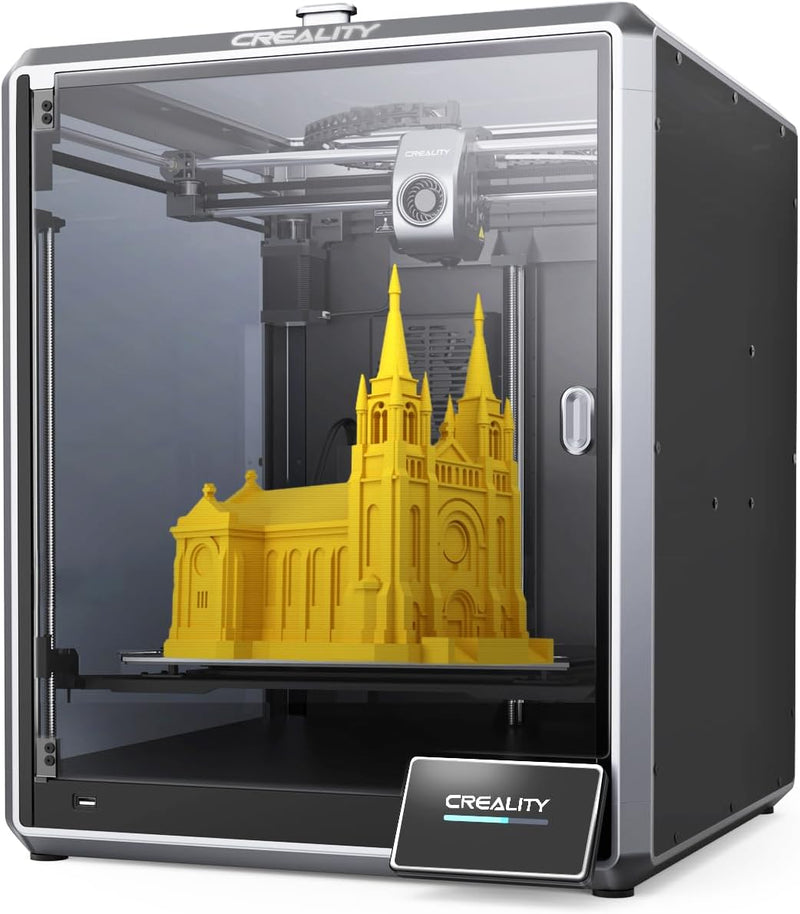 Creality 3D Drucker K1 MAX fortschrittlicher FDM Drucktechnik,600mm/s Druckgeschwindigkeit mit Doppe