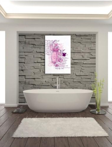 Clown white Leinwandbild Bild auf Leinwand, XXL riesige Bilder fertig gerahmt mit Keilrahmen, Kunstd