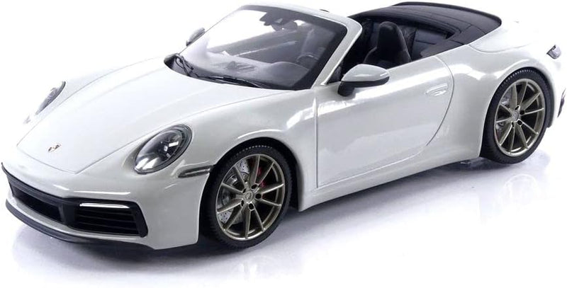 Minichamps 155067335 1:18 Porsche 911 Carrera 4S Cabriolet-2019-Grey Collectible Miniature Car, Grey