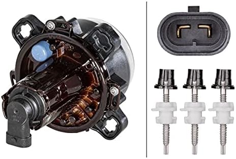 HELLA - DE/Halogen-Hauptscheinwerfer - 90mm Performance - 12V - rund - Einbau - gehärtete Streuschei
