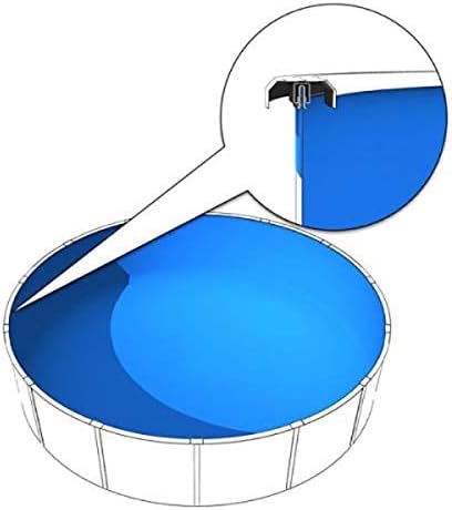 Poolzon Poolauskleidung 4,50 bis 4,60 x 1,20 1,35m, Poolfolie rund 450x120 460x132 cm