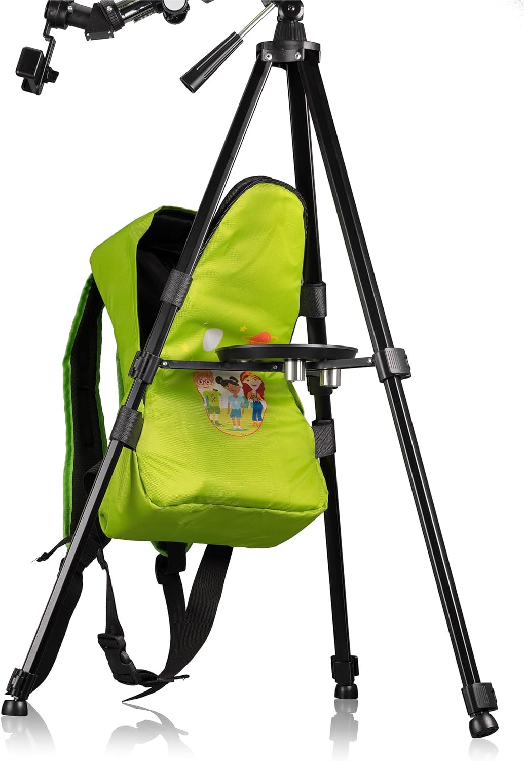 Bresser Junior Kinder-Teleskop Einsteiger 70/400, astronomisches Linsen-Teleskop für Kinder ab 8 Jah