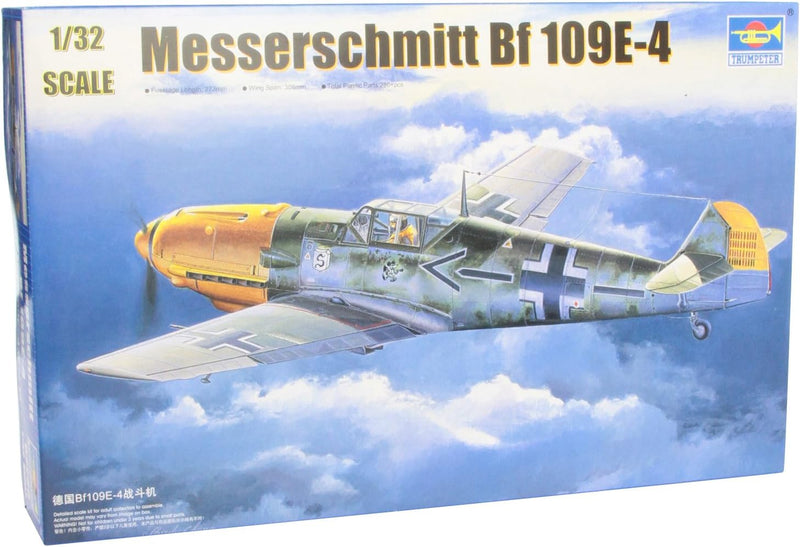 Trumpeter 02289 Modellbausatz Messerschmitt Bf 109E-4, Mittel