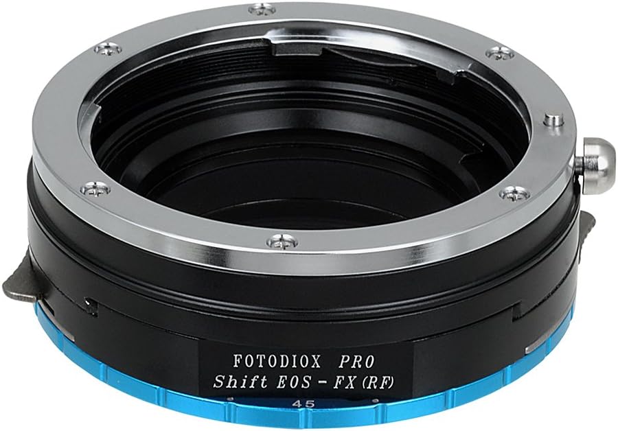 Fotodiox Pro Shift Lens Mount Adapter Compatible with Canon EOS EF and EF-S Lenses on Fujifilm X-Mou