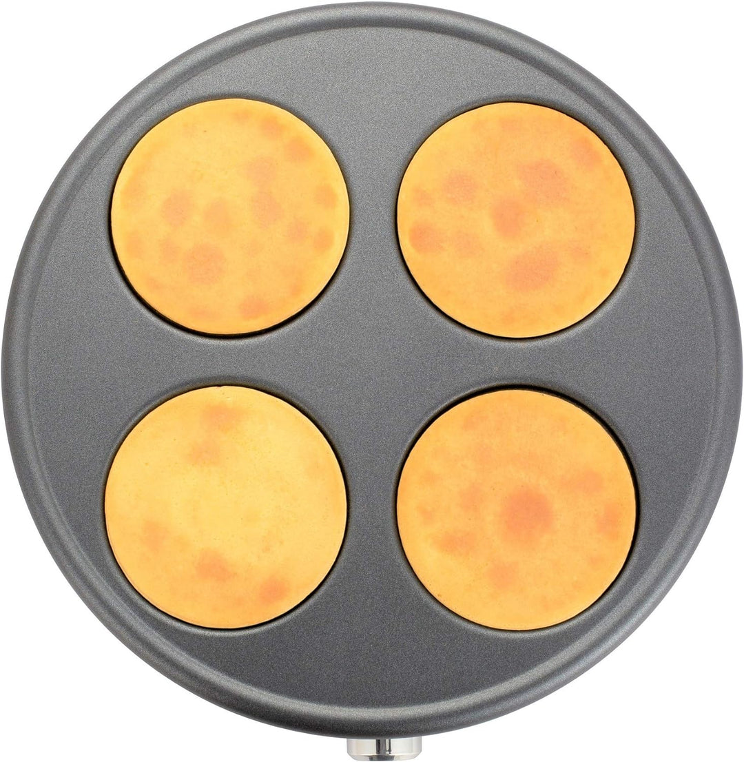 senya Aluguss-Platte für vier Mini-Pfannkuchen à 11 cm – Crepe Time SYCK-CV026-SP1