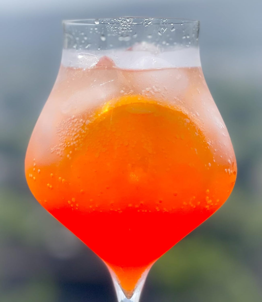 Topkapi elite Aperol Spritz Glas Wellersberg XL - Aperol Spritz Gläser, 600 ml, Mundgeblasen, Handar