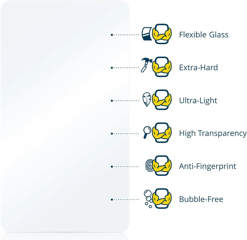 BROTECT Panzerglasfolie für XP-Pen Artist 15.6 Pro Schutzglas Schutzfolie [Extrem Kratzfest 9H, Anti