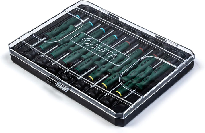 SATA ST09317SJ Präzisions Elektronik und Feinmechanik Schraubendreher Master Set, 15 Tlg.