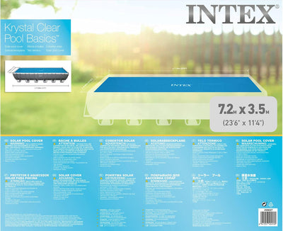 Intex Solar Cover Pool - Solarabdeckplane - 732 x 366 cm - Für Rectangular Frame Pool 732x366cm Sing