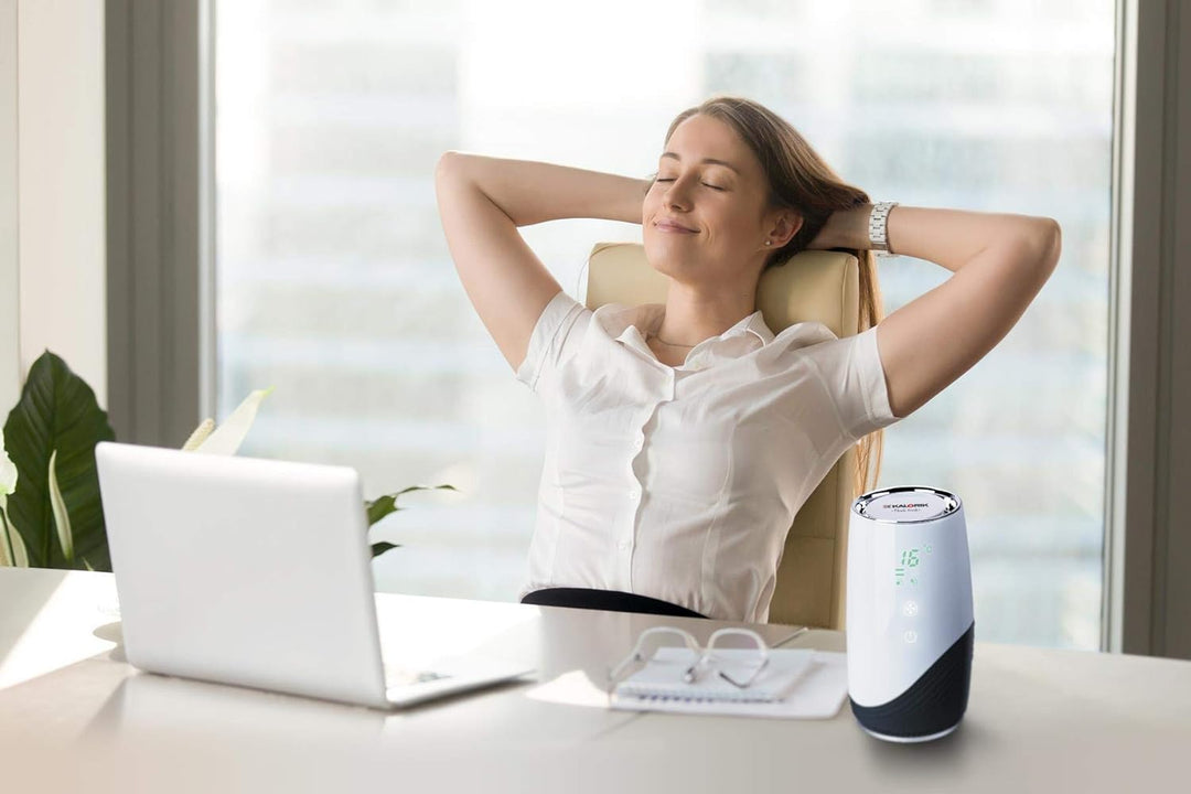 Kalorik TKG AP 1000 Luftreiniger, Kunststoff, Weiss/Schwarz