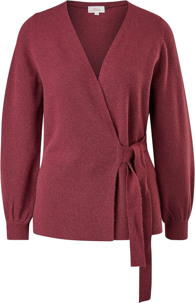 s.Oliver Damen Strickjacke 34 Kastanienbraun, 34 Kastanienbraun