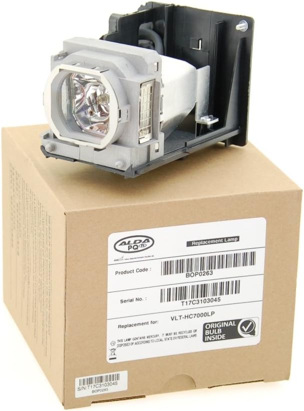 Alda PQ Professionell, Beamerlampe kompatibel mit VLT-HC7000LP Mitsubishi HC6500, HC6500U, HC7000, H