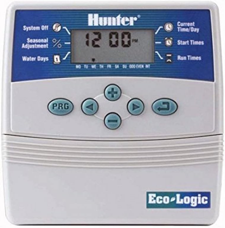 Hunter Beregnungscomputer, Eco Logic 401i, grau, 28 x 18 x 8 cm, NA335 Eco Logic 401i, 4 Stationen,
