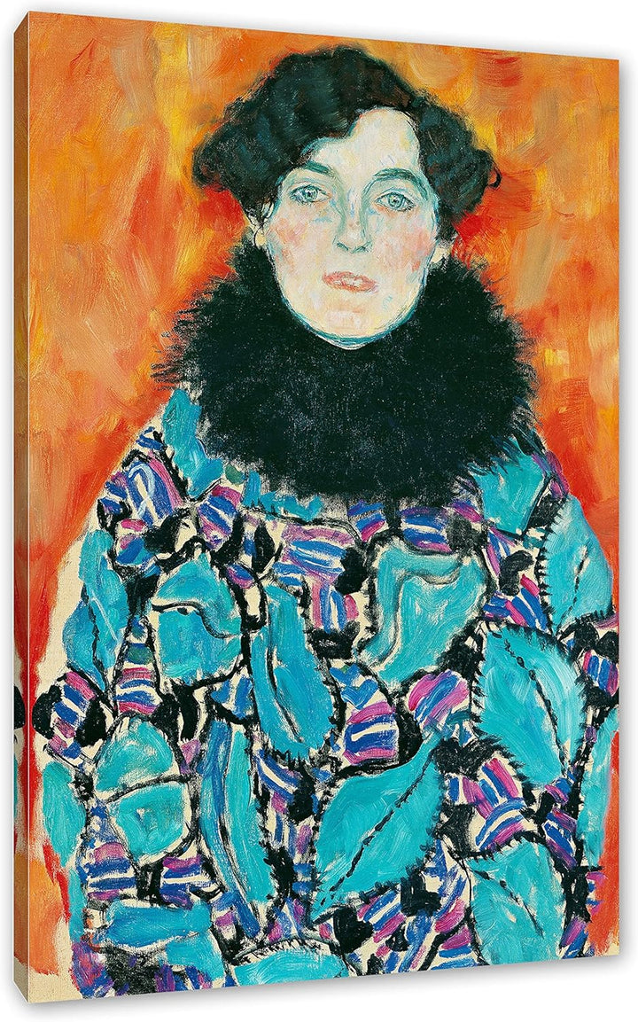 Generisch Gustav Klimt - Johanna Staude als Leinwandbild / Grösse: 100x70 cm / Wandbild / Kunstdruck