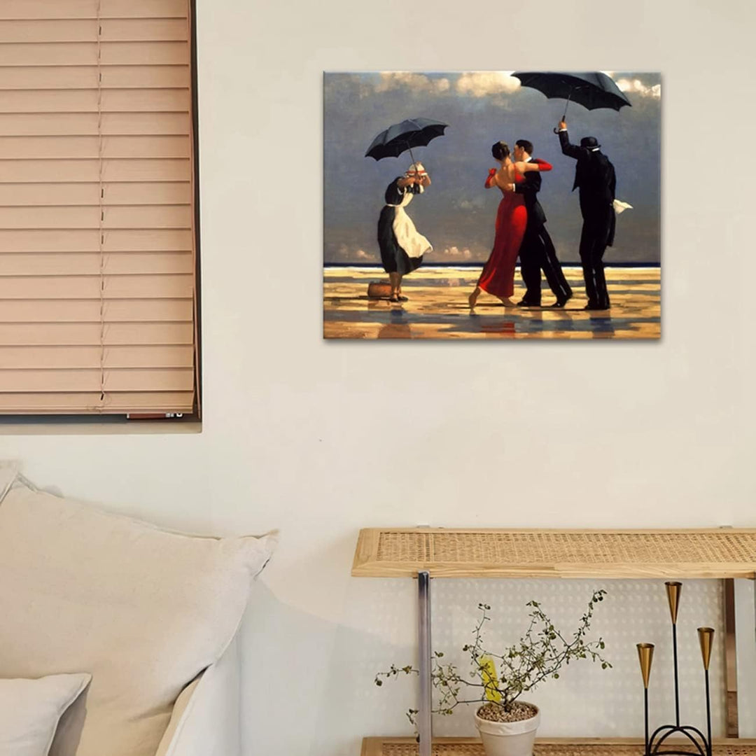 ZHONGYUTONG Der singende Butler von Jack Vettriano Leinwand Kunstdruck Gemälde Jack Vettriano Wand B