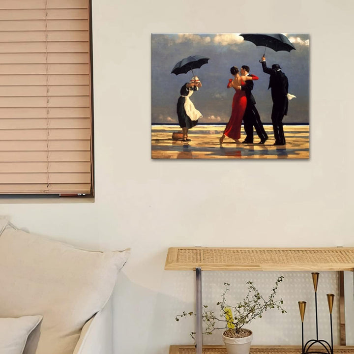 ZHONGYUTONG Der singende Butler von Jack Vettriano Leinwand Kunstdruck Gemälde Jack Vettriano Wand B