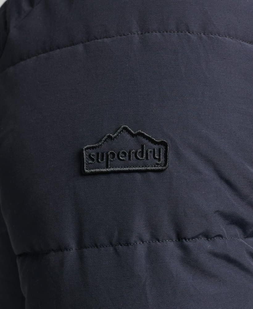 Superdry Herren Mountain Steppjacke Finster Marineblau XXL