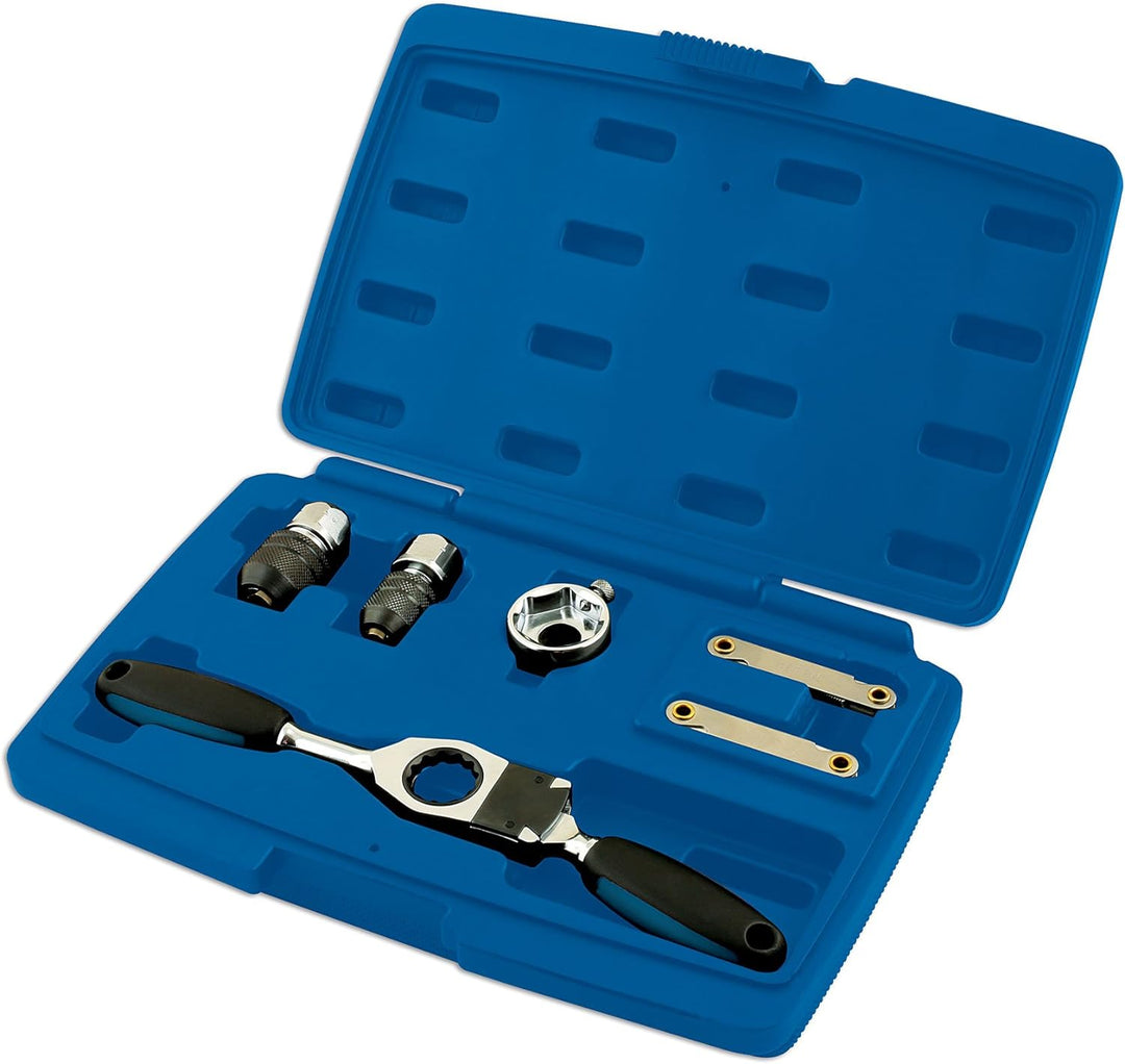 Laser 6071.0 Gewindebohrer und Schneideisenhalter Satz, 6-Teilig