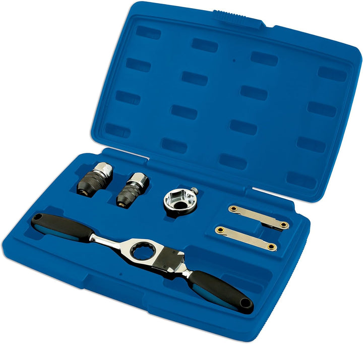 Laser 6071.0 Gewindebohrer und Schneideisenhalter Satz, 6-Teilig