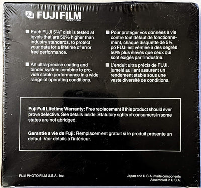 Fuji Disketten, 13,2 cm (5,25 Zoll), MD2HD, 10 Stück