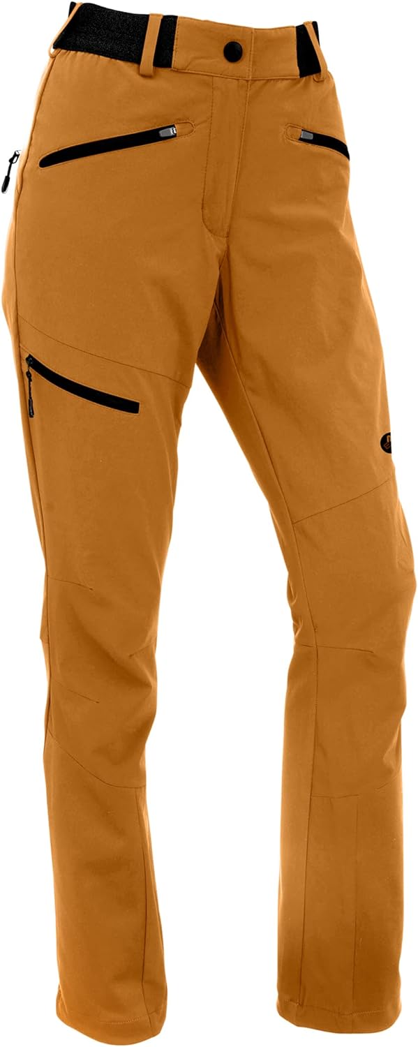 Maul Damen Hose LANG Arco Ultralight-Lange Hose Elastic 42 gelb
