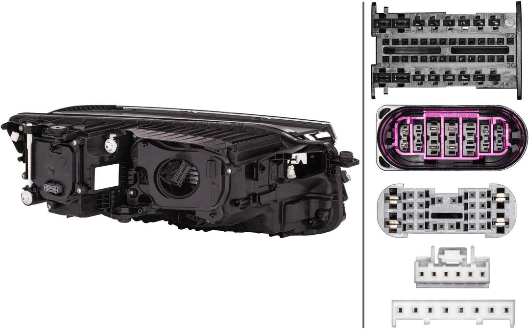 HELLA 1EX 013 143-271 LED-Hauptscheinwerfer - links - für u.a. VW Touareg (CR7) - Matrix LED, R-Line
