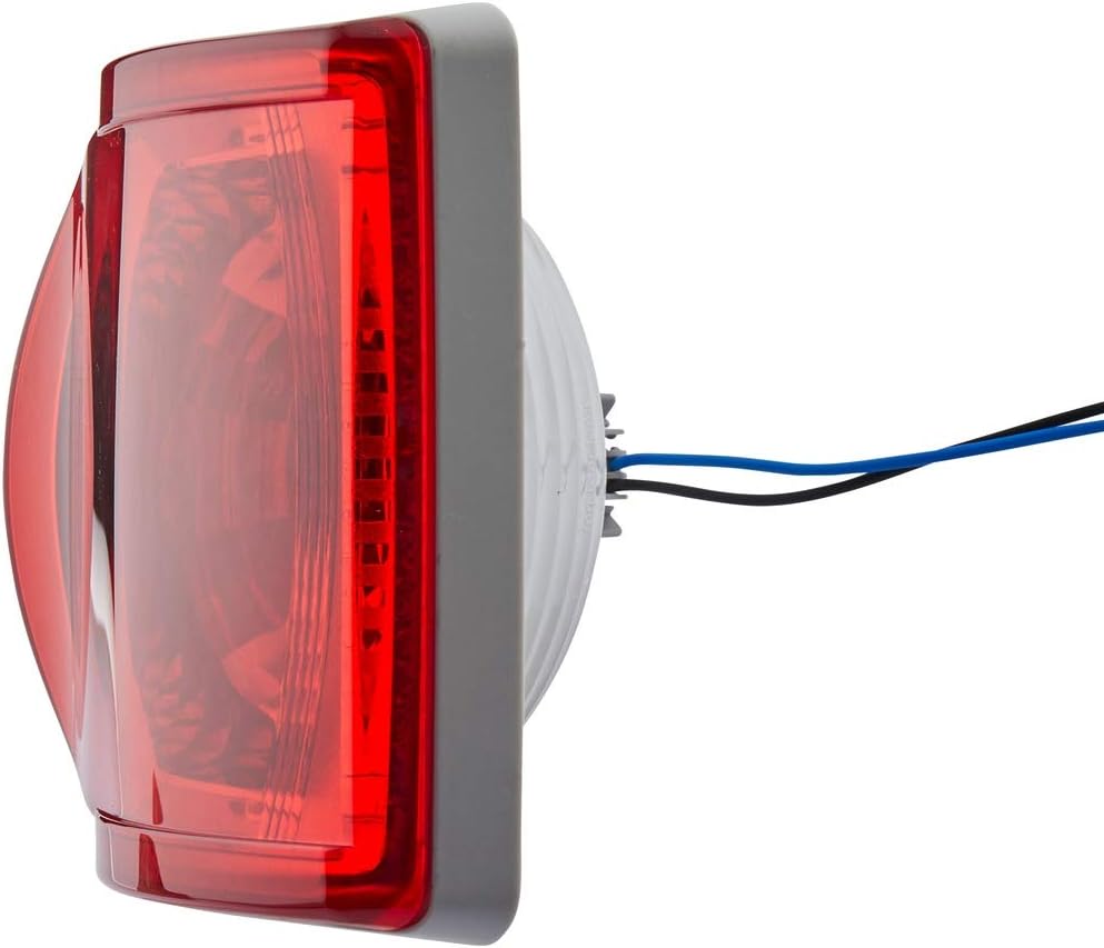HELLA - Nebelschlussleuchte - Halogen - 24/12V - Einbau - Lichtscheibenfarbe: rot - Stecker: Flachst
