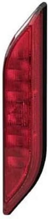 HELLA - Nebelschlussleuchte - Shapeline Style Slim - LED - 12/24V - geklebt - Lichtscheibenfarbe: ro
