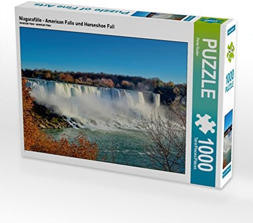 CALVENDO Puzzle Niagarafälle - American Falls und Horseshoe Fall 1000 Teile Lege-Grösse 64 x 48 cm F