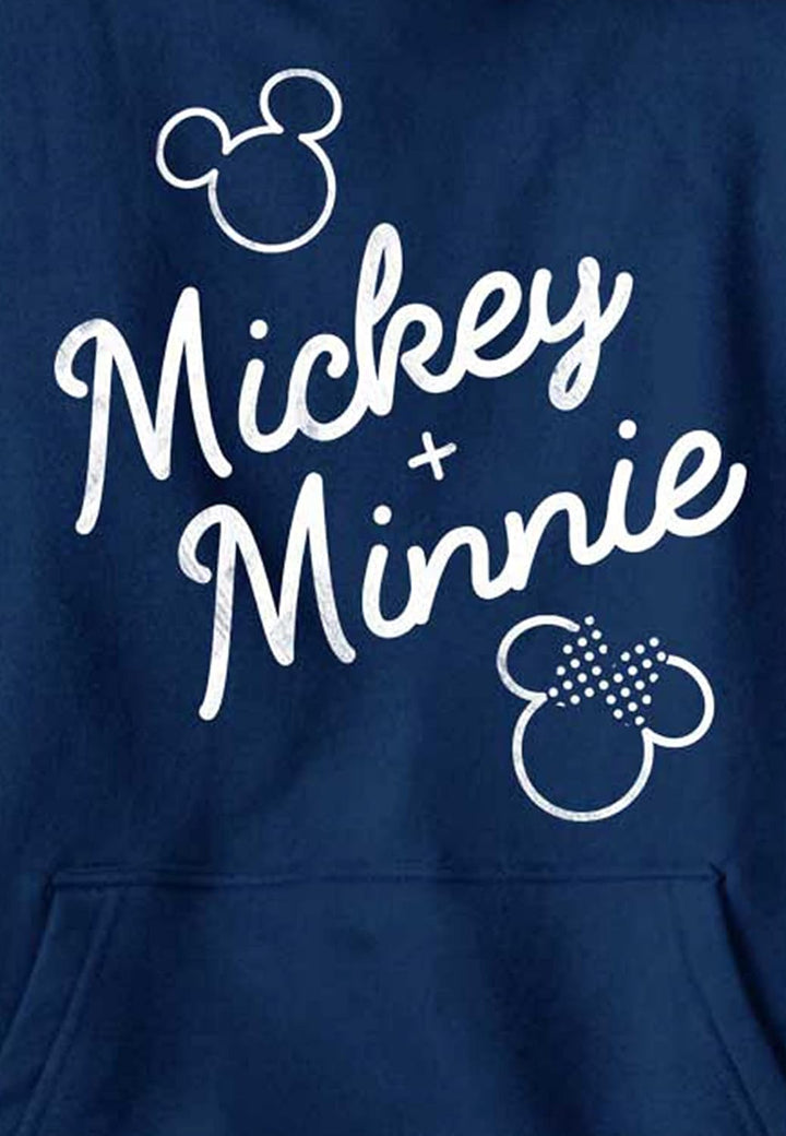Disney Jungen Signed Together Hoodie, Marineblau Heather, L