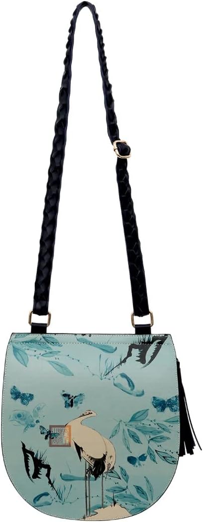 DOGO Ivy Bag - Vegane Damen Umhängetaschen - Handgefertigt Schultertaschen und Handtasche Storks, St