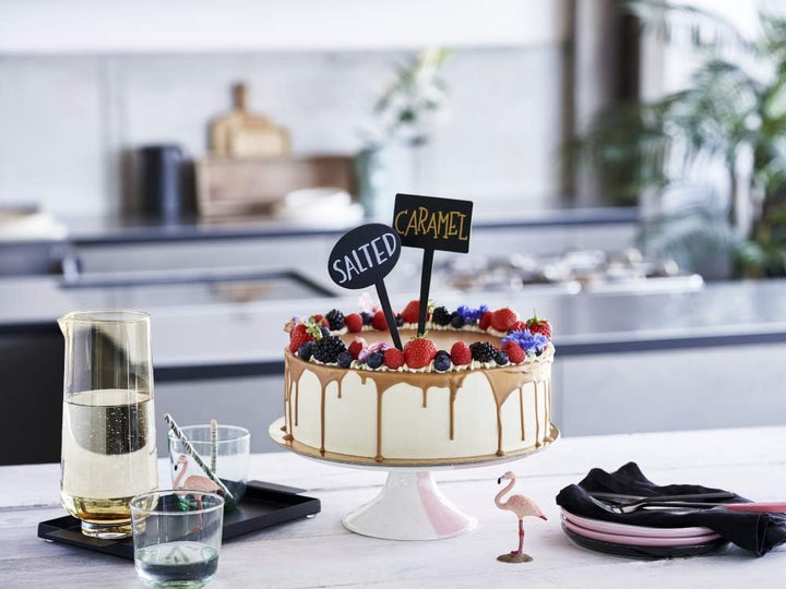 edding 4085 Kreidemarker - blau-metallic - 10 Kreidestifte - Rundspitze 1-2 mm - dünner Kreidestift